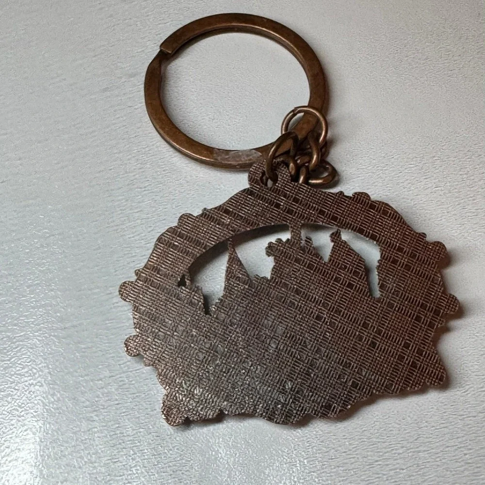 New York City Skyline Statue‎ of Liberty Souvenir Metal Keychain